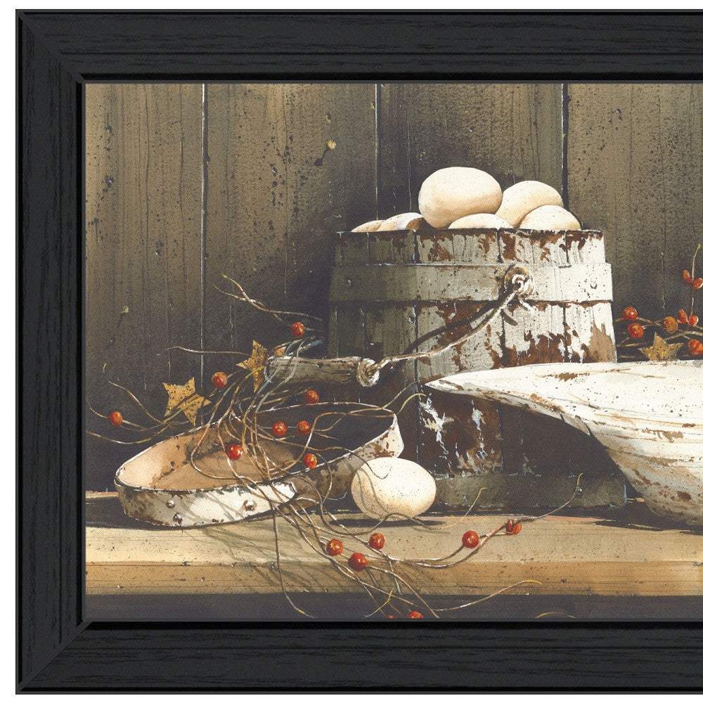 Country Charm Black Framed Print Wall Art - Homeroots - Flyclothing LLC