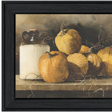 Jugs and Pumpkins 1 Black Framed Print Wall Art - Homeroots