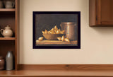 Pears and Crocks 2 Black Framed Print Wall Art - Homeroots