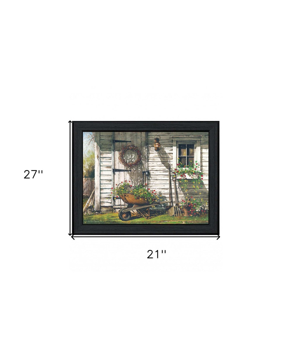 Spring Cleaning 3 Black Framed Print Wall Art - Homeroots - Flyclothing LLC