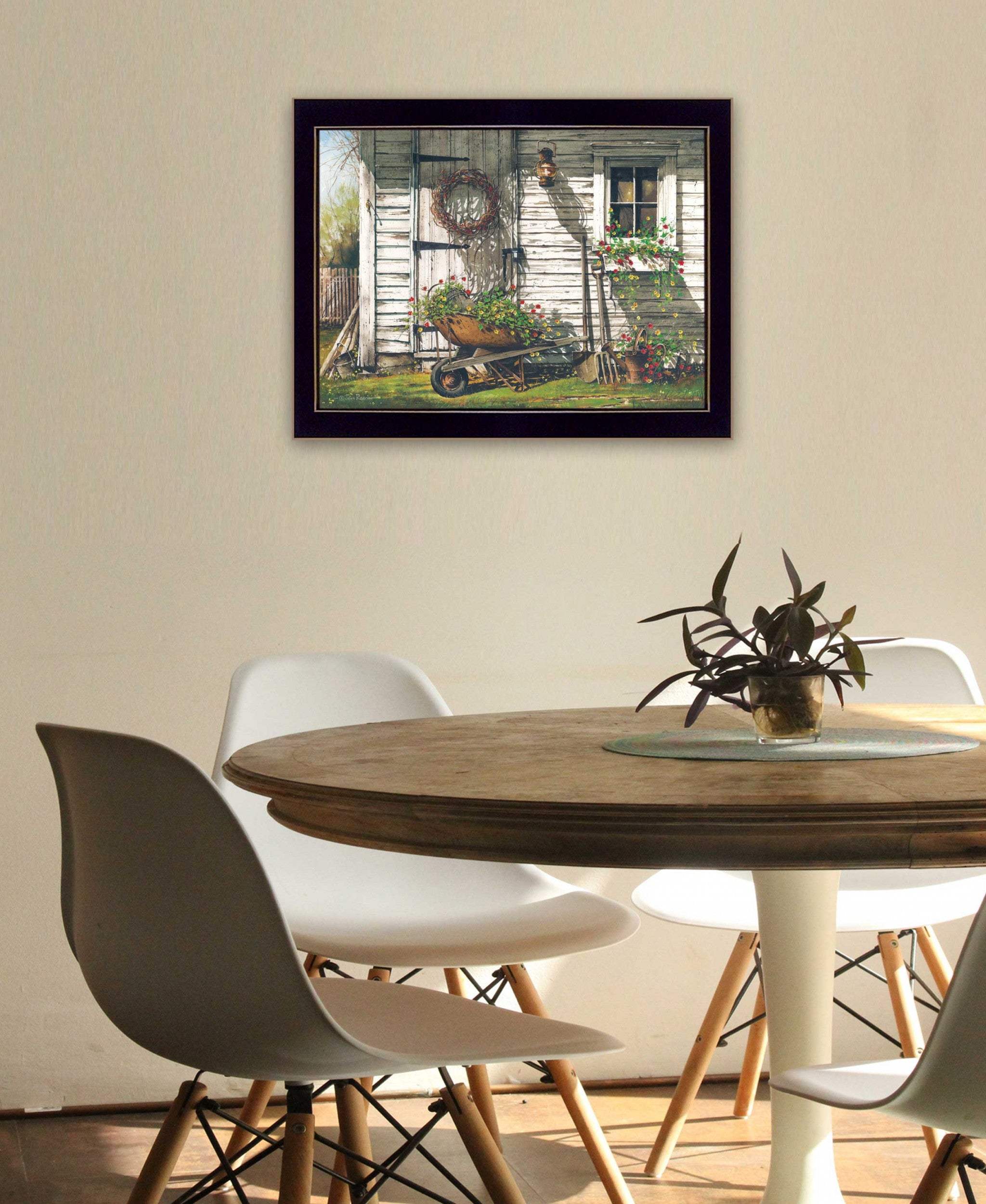 Spring Cleaning 4 Black Framed Print Wall Art - Homeroots - Flyclothing LLC
