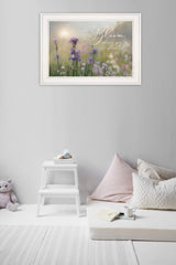 Bloom where you are planted 1 White Framed Print Wall Art - Homeroots - Flyclothing LLC