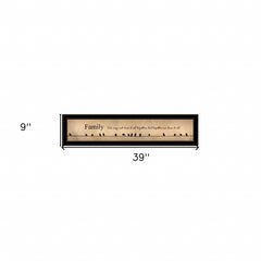Together we have it all Black Framed Print Wall Art