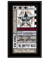 Families are Forever 4 Black Framed Print Wall Art - Homeroots - Flyclothing LLC