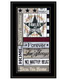 Families are Forever 4 Black Framed Print Wall Art - Homeroots