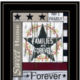 Families are Forever 4 Black Framed Print Wall Art - Homeroots