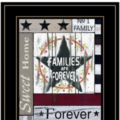 Families are Forever 4 Black Framed Print Wall Art - Homeroots