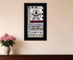 Families are Forever 4 Black Framed Print Wall Art - Homeroots
