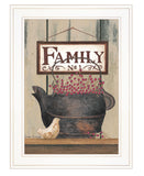 FAMILY NO1 White Framed Print Wall Art - Homeroots