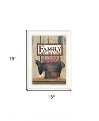 FAMILY NO1 White Framed Print Wall Art - Homeroots