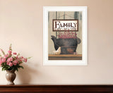 FAMILY NO1 White Framed Print Wall Art - Homeroots