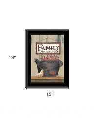 FAMILY NO1 Black Framed Print Wall Art - Homeroots