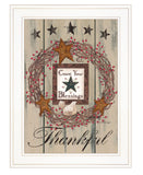 Count your Blessings 1 White Framed Print Wall Art - Homeroots