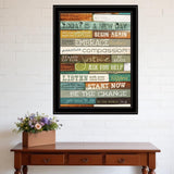 Today is a New Day 3 Black Framed Print Wall Art - Homeroots