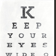 Eye Chart II 3 Black Framed Print Wall Art - Homeroots