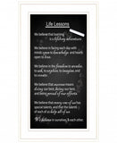 Life Lessons 3 White Framed Print Wall Art - Homeroots