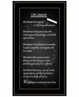 Life Lessons 4 Black Framed Print Wall Art - Homeroots - Flyclothing LLC