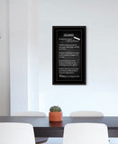 Life Lessons 4 Black Framed Print Wall Art - Homeroots