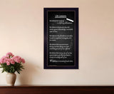 Life Lessons 5 Black Framed Print Wall Art - Homeroots