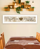 Love of Nature Kitchen or Heart of Then Home 1 White Framed Print Kitchen Wall Art - Homeroots