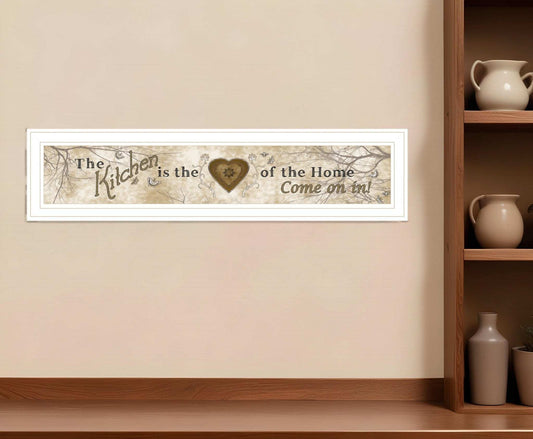 Love of Nature Kitchen or Heart of Then Home 1 White Framed Print Kitchen Wall Art - Homeroots - Flyclothing LLC