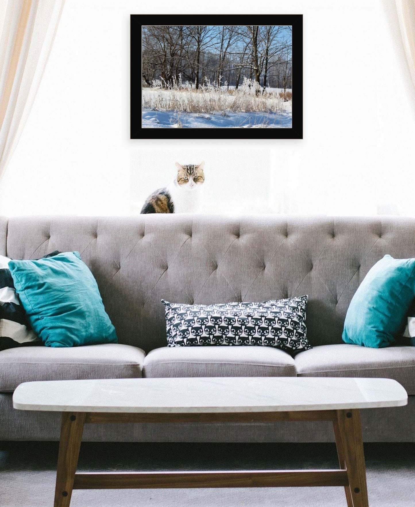 Natures Simple Blessings 3 Black Framed Print Wall Art - Homeroots - Flyclothing LLC