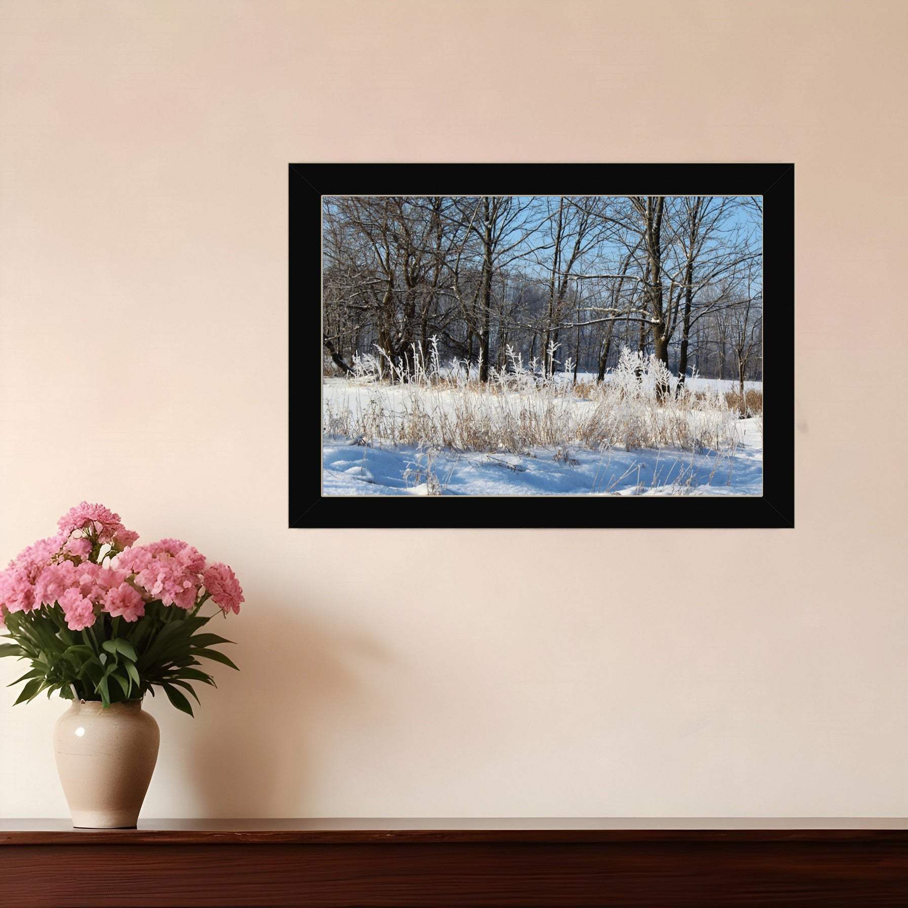 Natures Simple Blessings 3 Black Framed Print Wall Art - Homeroots - Flyclothing LLC