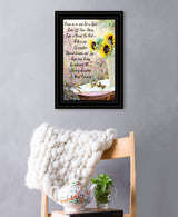 Sharing Sunshine 1 Black Framed Print Wall Art - Homeroots - Flyclothing LLC