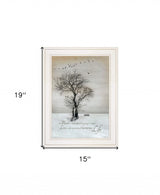 Harmony 1 White Framed Print Kitchen Wall Art - Homeroots - Flyclothing LLC