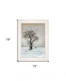 Harmony 1 White Framed Print Kitchen Wall Art - Homeroots - Flyclothing LLC