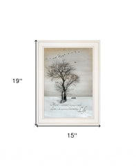 Harmony 1 White Framed Print Kitchen Wall Art - Homeroots
