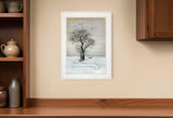 Harmony 1 White Framed Print Kitchen Wall Art - Homeroots