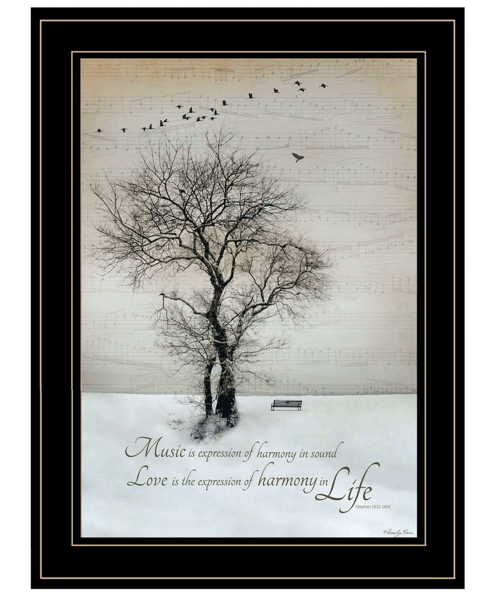 Harmony 2 Black Framed Print Kitchen Wall Art - Homeroots - Flyclothing LLC