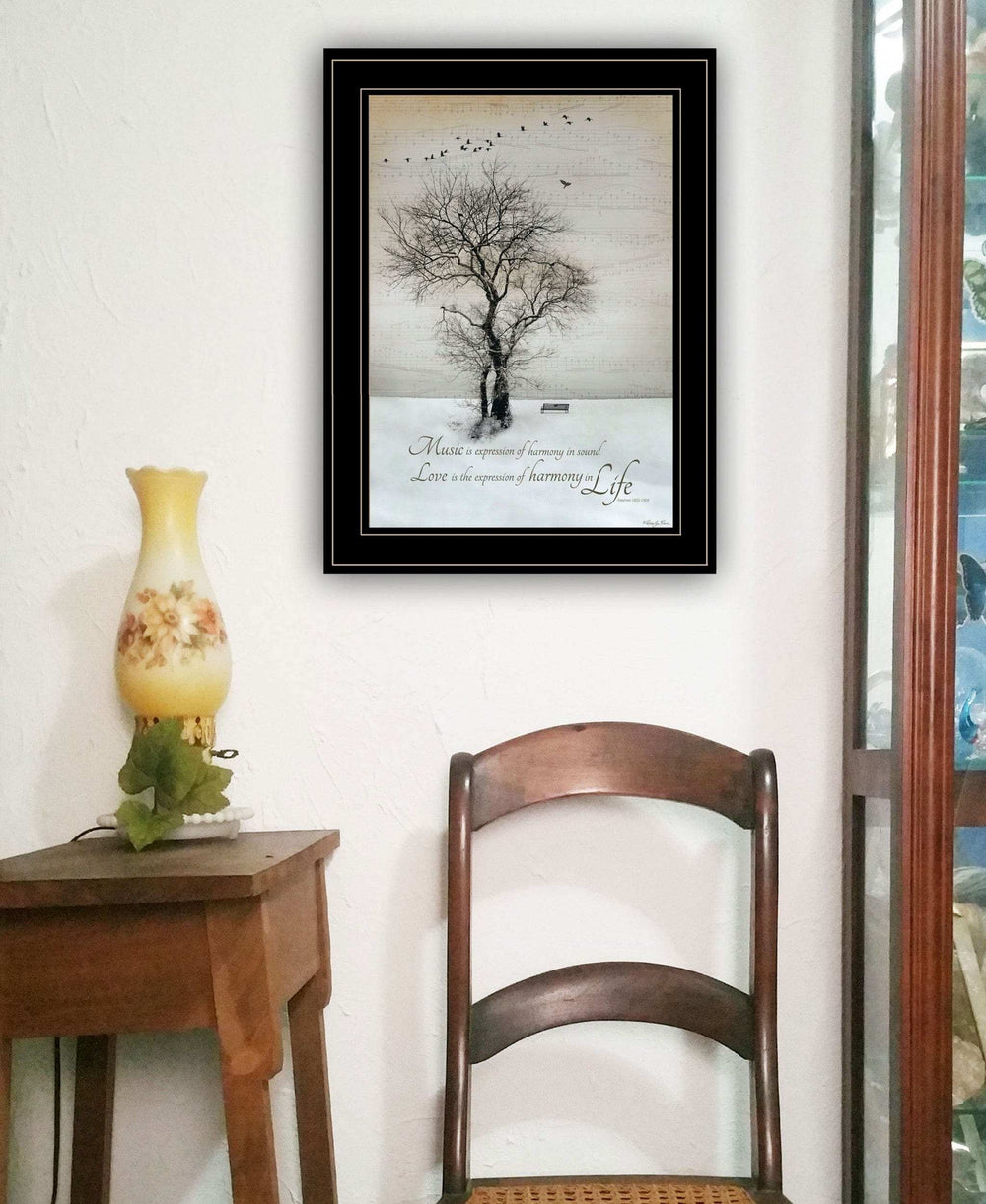 Harmony 2 Black Framed Print Kitchen Wall Art - Homeroots - Flyclothing LLC