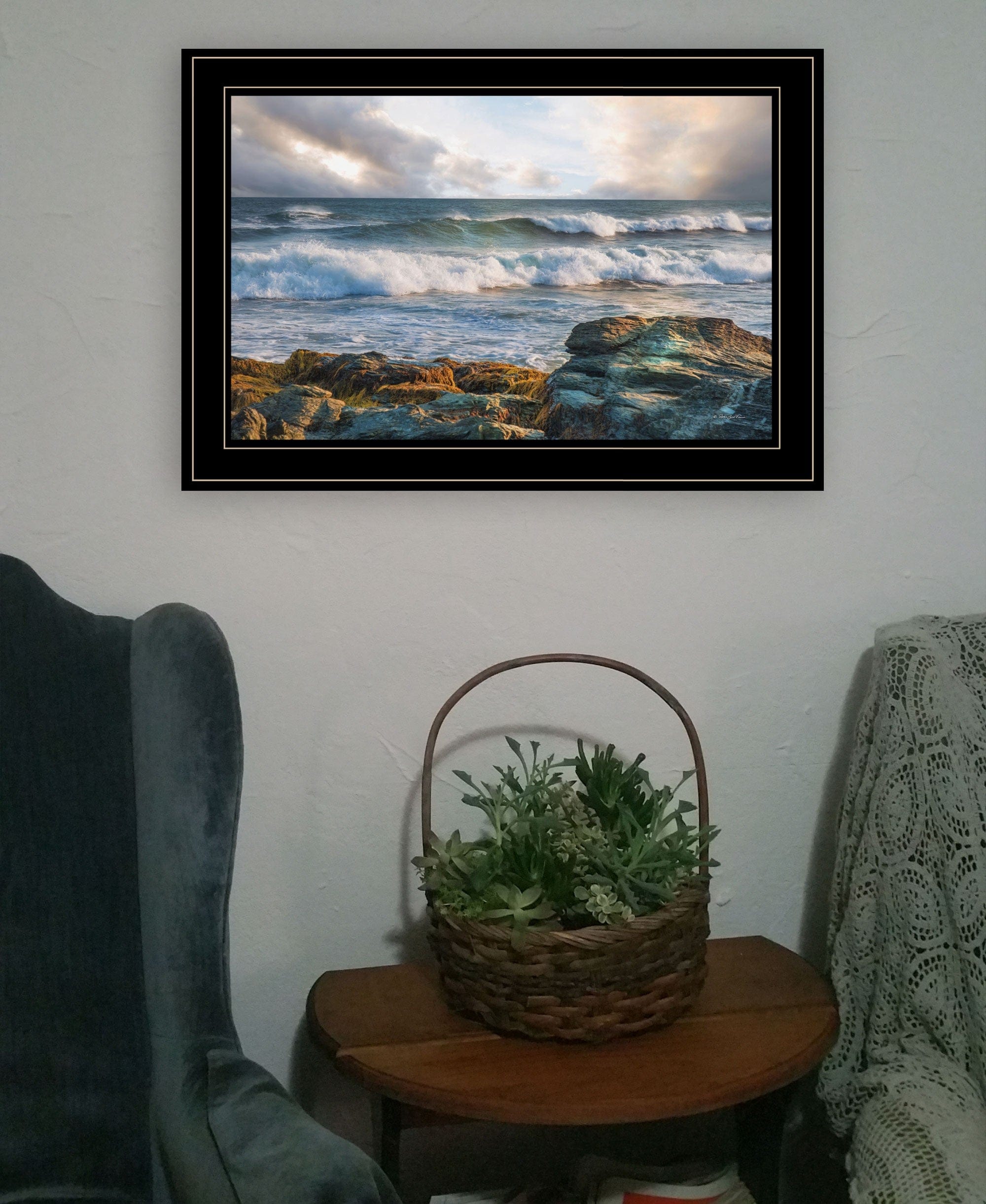 The Clearing 2 Black Framed Print Wall Art - Homeroots
