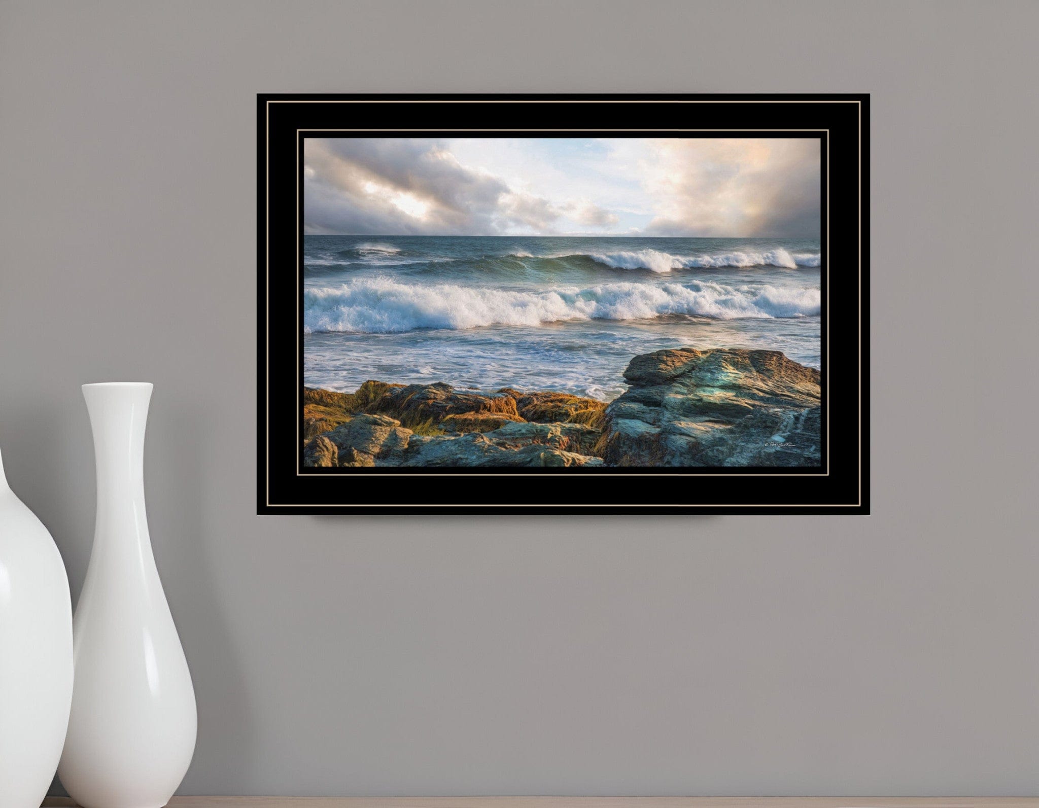 The Clearing 2 Black Framed Print Wall Art - Homeroots