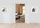 Set Of Two My Grandparents are the Best 2 White Framed Print Wall Art - Homeroots