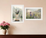 Set Of Two Bloom Where You are Planted 1 White Framed Print Wall Art - Homeroots