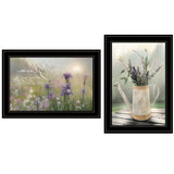 Set Of Two Bloom Where You are Planted 2 Black Framed Print Wall Art - Homeroots