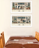 Set Of Two Farm Fresh White Framed Print Wall Art - Homeroots