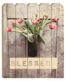 Blessed Tulips Unframed Print Wall Art - Homeroots
