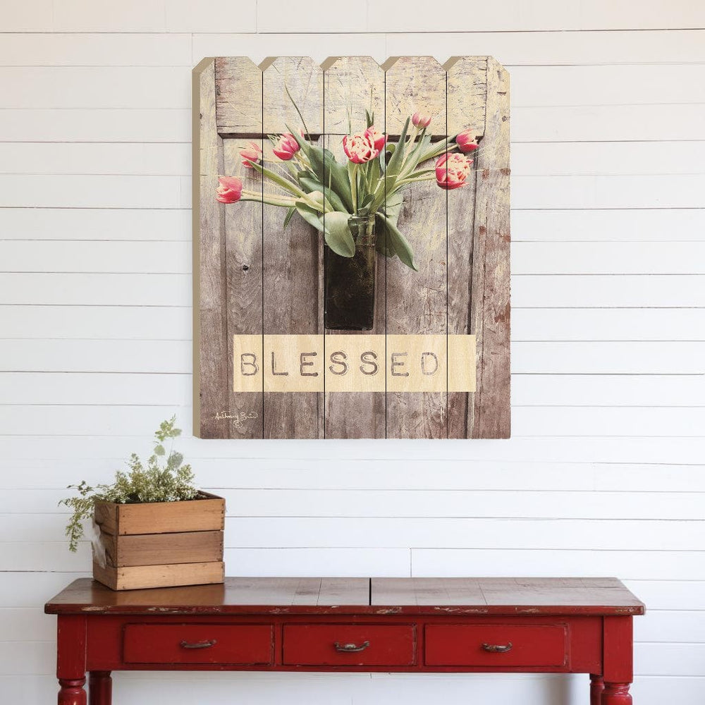 Blessed Tulips Unframed Print Wall Art - Homeroots