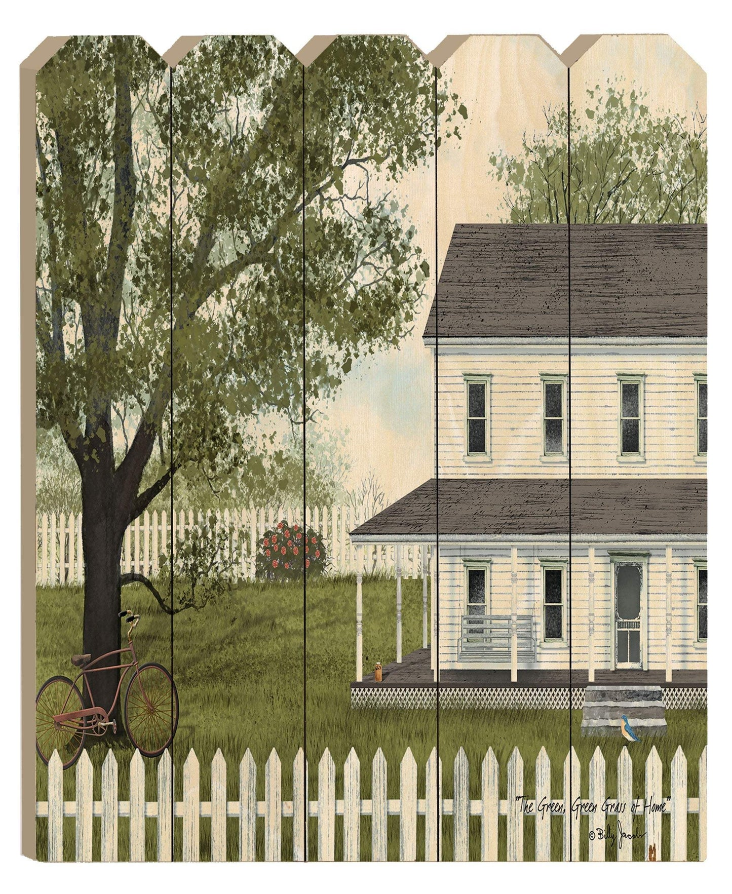 Green Green Grass of Home Unframed Print Wall Art - Homeroots - Flyclothing LLC