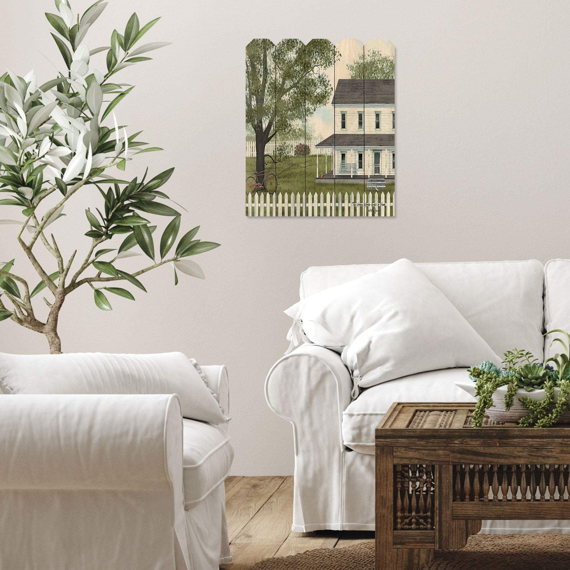 Green Green Grass of Home Unframed Print Wall Art - Homeroots - Flyclothing LLC
