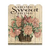 Home Sweet Home Peonies Unframed Print Wall Art - Homeroots