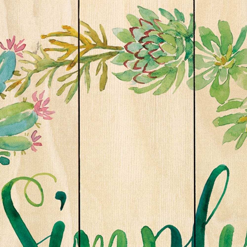 Simply Blessed Unframed Print Wall Art - Homeroots - Flyclothing LLC