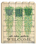 Ivy Welcome Unframed Print Wall Art - Homeroots