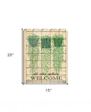 Ivy Welcome Unframed Print Wall Art - Homeroots - Flyclothing LLC