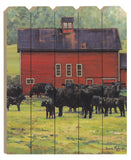 By the Red Barn Unframed Print Wall Art - Homeroots