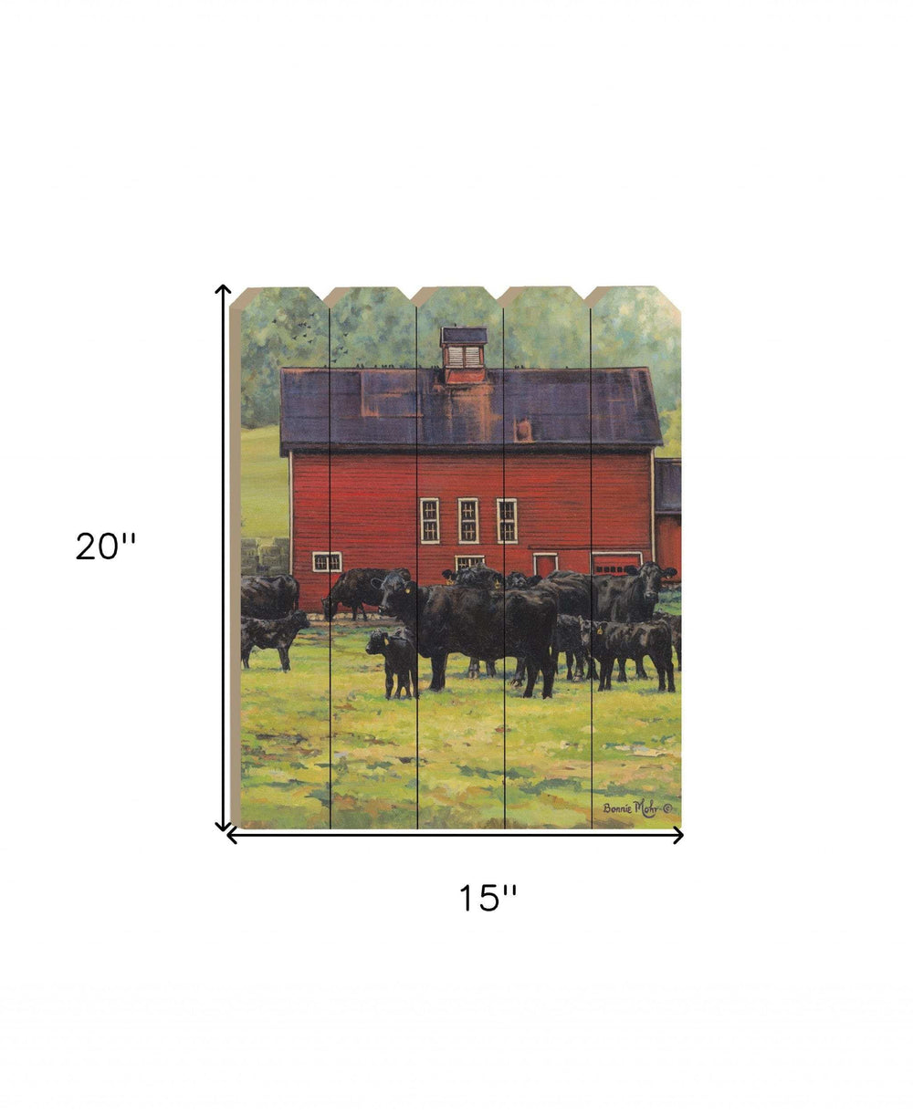 By the Red Barn Unframed Print Wall Art - Homeroots - Flyclothing LLC